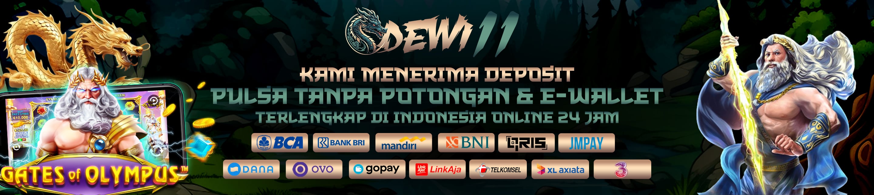 DEPOSIT PULSA TANPA POTONGAN